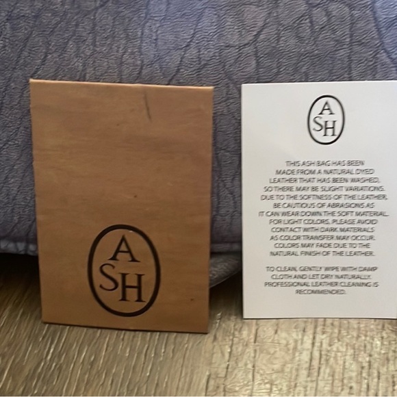 ASH wrinkled nubuck leather purse - Picture 2 of 12